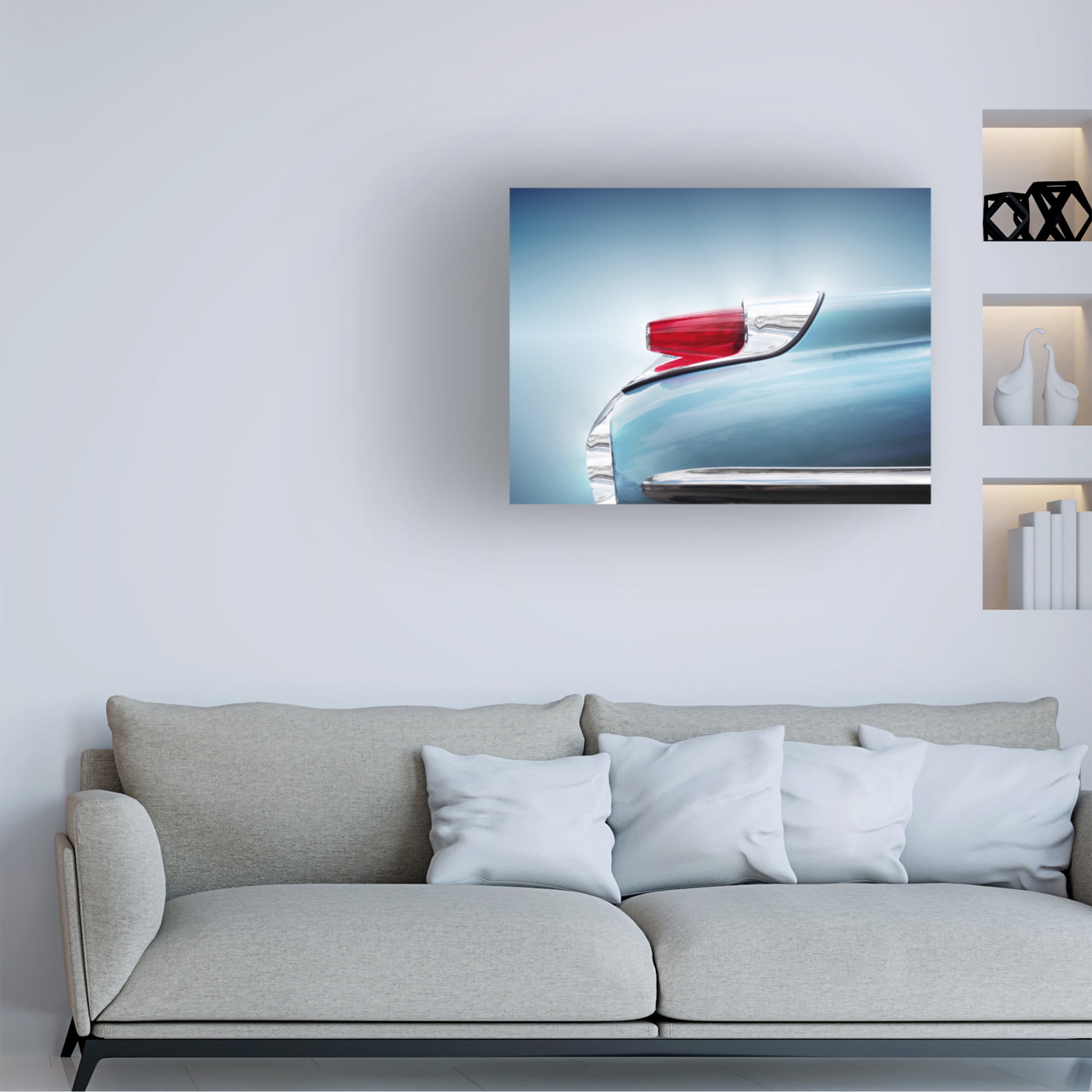 Canvas Wall Art - Beate Gube 'Us Classic Car Monterey 1962 Taillight' Wall Art for Living Room, Bedroom, or Office Décor by Trademark Fine Art - 24 x 18 Inches