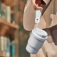 thumbnail image 3 of Taza de café de metal vaso aislado antideslizante de alimentaria 450 ml blanco para coche ANGGREK Otros, 3 of 8