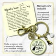 thumbnail image 2 of Cat Keychain Gutsy Goodness Bronze Metal All She Needed Was Cuddle Gift Quote Kitty Lover Related Cat Adult Female Jewelry, 2 of 8