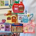 thumbnail image 2 of New Sanrio Hello Kitty Kuromi Stackable Street View Splicing Toys Cinnamoroll Play House Collection Toys Christmas Gift, 2 of 7