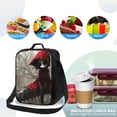 thumbnail image 4 of Fotbe Dark Red Hooded Girl Lonchera Bolsa de Almuerzo para Hombres y Mujeres, Lonchera de Gran Capacidad, Bolsa de Almuerzo Reutilizable, Bolsa Térmica Aislante, 4 of 7