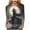 Grey_1, variant on Godom 2025 Halloween Shirts for Women 3/4 Sleeve Ghost Graphic Tees Festival Tops Crew Neck T-Shirt