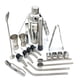 thumbnail image 5 of Juego De Coctelera Shaker Bartender Mixologia Kit 24 Piezas Accesorios De Acero Inoxidable Boston 1 Litro Con Soporte De Acrílico Incluye Recetario Para Cocteles Mezclador De Bebidas Profesional Bar ecomlab Profesional, 5 of 8