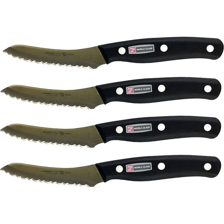 Miracle Blade World Class Series Steak Knives (4 Knives) 
