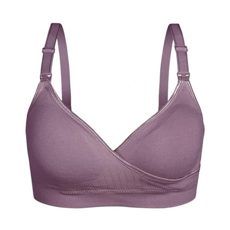 

1 Pack Women Nursing Maternity Bra Full Bust Sleeping Wireless Bralette for Breastfeeding