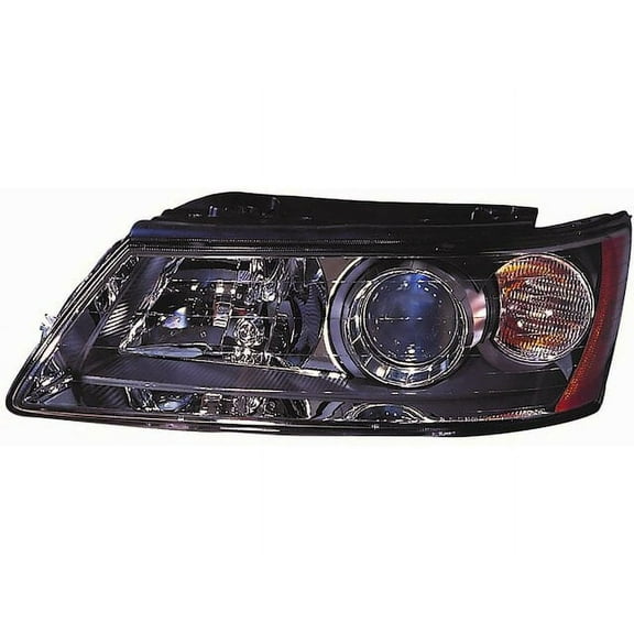 Left Headlight Assembly - Compatible with 2006 - 2008 Hyundai Sonata 2007