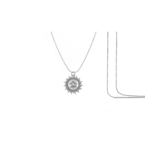 diollo Sterling Silver (92.5% purity) God Hanuman Chain Pendant (Pendant with Chain) for Men & Women Pure Silver Lord Bajrang Bali Chain Locket for Good Health & Wealth