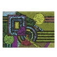thumbnail image 1 of Abstract Cutting Board, Grunge Pattern with Murky Trippy Geometric Circle Illustration, Decorative Tempered Glass Cutting and Serving Board, Large Size, Multicolor, by Ambesonne, 1 of 1