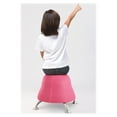 thumbnail image 4 of Safco Active Low Profile Vinyl Upholstered Ball Chair in Pink, 4 of 4