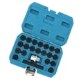 thumbnail image 4 of Kit de extracción de llave de bloqueo de rueda de 22 piezas, herramienta antirrobo para extracción de tuercas de rueda con adaptador de enchufe de 1/2 pulgada equivalente a OEM T10313, 4 of 15