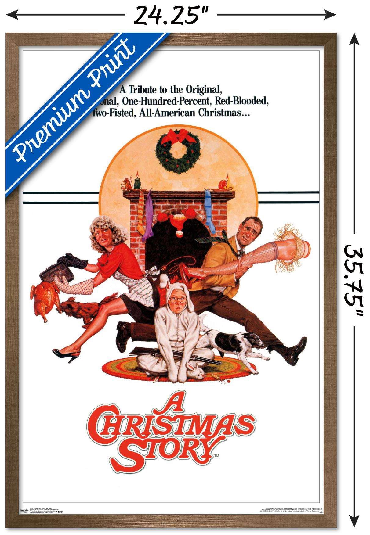 A Christmas Story - One Sheet Wall Poster, 22.375" x 34", Framed