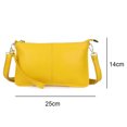 thumbnail image 2 of Bolso bandolera de piel auténtica para mujer, moderno y versátil., 2 of 5
