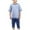 Blue, variant on ZACPNCV Boys Athletic Short Sets 2 Piece 3/4 Sleeve T-Shirt and Pants for Kids Loose Outfit Sets Blue 16-17 Years