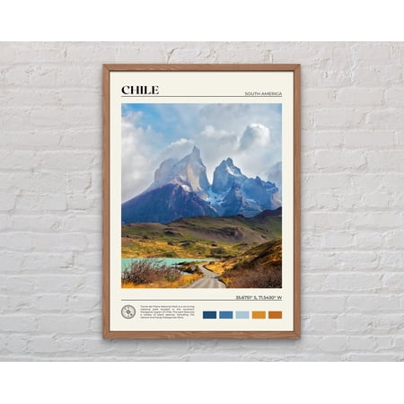 Real Photo, Chile Print, Chile Wall Art, Chile Poster, Chile Photo, Chile Poster Print, Chile Wall Decor, South America Poster Print, 8x12 UNFRAMED