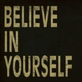 thumbnail image 3 of Harbick, N 12x12 Black Modern Framed Museum Art Print Titled - Believe in Yourself, 3 of 5