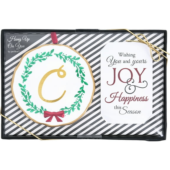 C - 4" Monogram Ornament