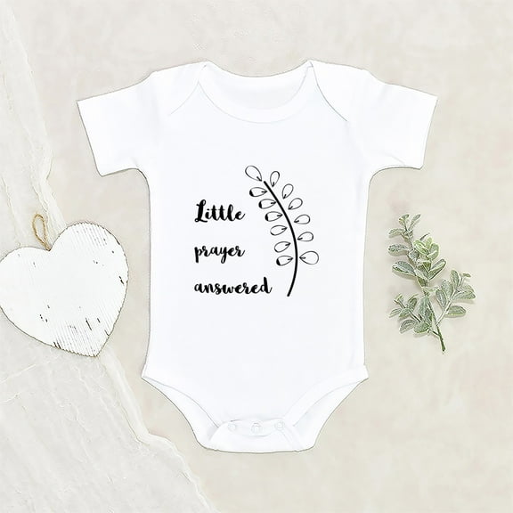Newbabywishes - Little Answered Prayer Baby Clothes for Boys and Girls - Cute Baby Clothing