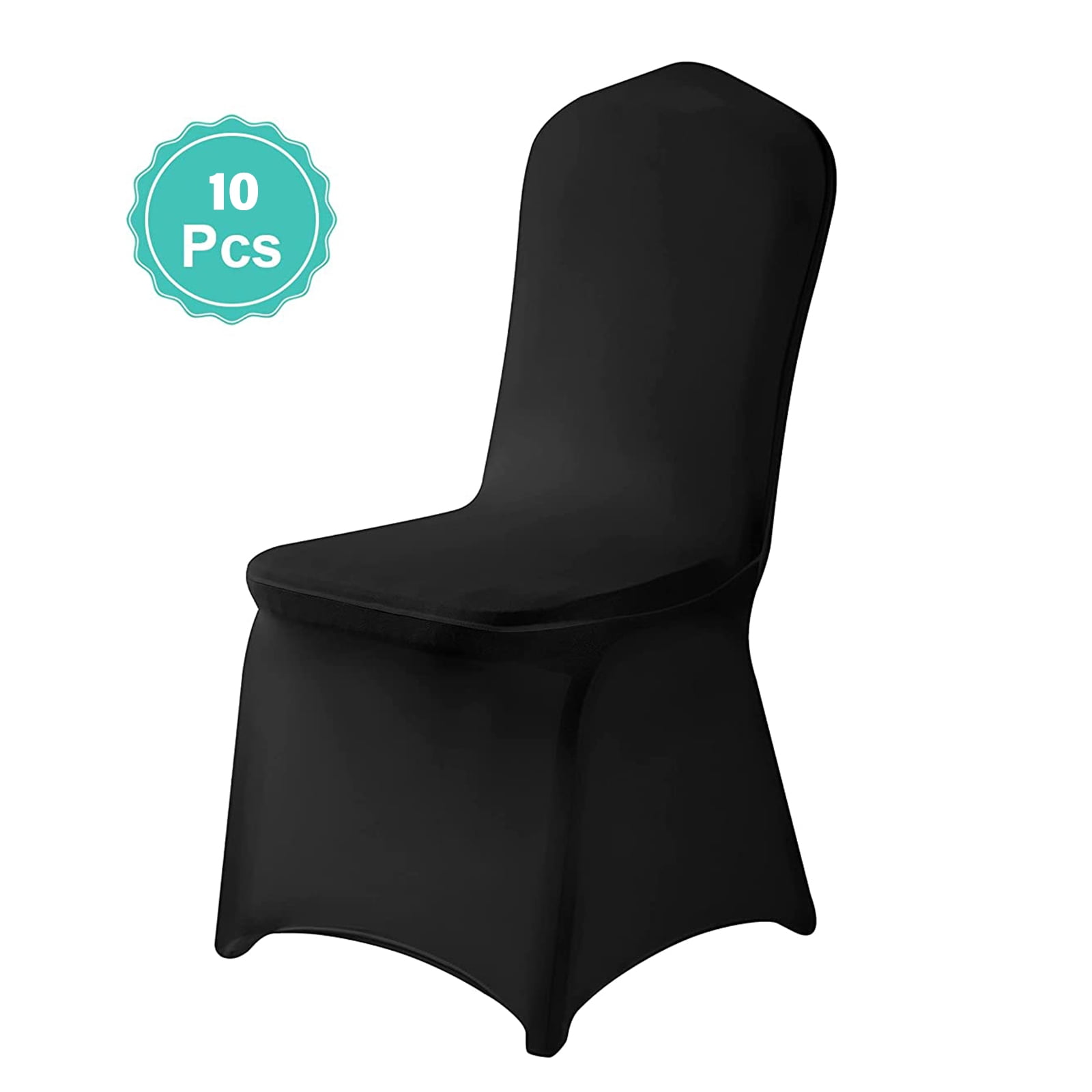 Spandex Chair Cover, 10PCS Black Chair Covers for Living Room, Dining