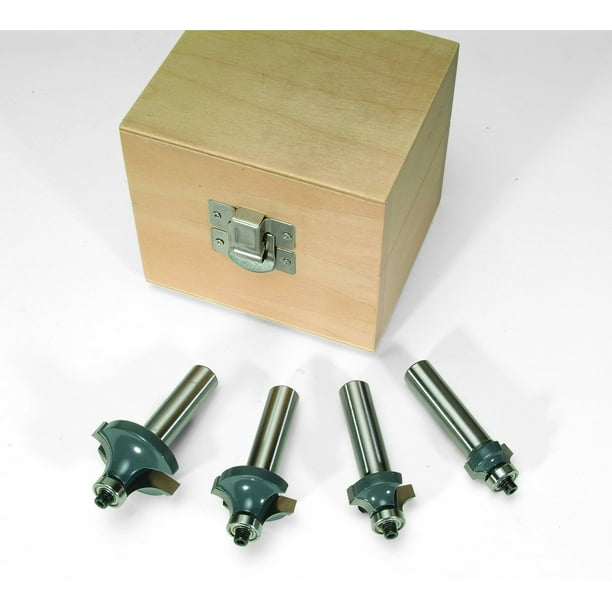 MLCS 8384 Round OverBeading Router Bit 4Piece Boxed Set