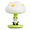 Panda Style, variant on Cloud Shape Warm LED Night Light with Bunny Base, Dimmable Soft Glow Bedside Ambient Lamp, Stable Anti-Tip Structure, Compact Decorative Lighting for Bedroom Nightstand Desk Late-Night Use