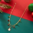 thumbnail image 3 of HPINK-T Christmas Pendant Necklaces Women Statement Charm Crystal Jingle Bell Snow Christmas Tree Cute Drop Pendant Necklace Xmas Gifts for Wife Mother, 3 of 12