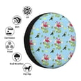 thumbnail image 2 of Kdxio Flamingos And Tropical Plants for Tire Cover Wheel Protectors Tyre Covers Weatherproof Wheel Covers Universal Fit for Trailer Rv SUV Truck Camper Travel Trailers 17 inch, 2 of 5