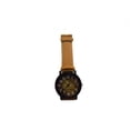 thumbnail image 3 of BIG Face Easy to Read Glow in the Dark Hands Tan Band Bold Watch 14-Tan, 3 of 8