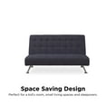 thumbnail image 5 of DHP Milo Kids Sofa Futon, Dark Blue, 5 of 10