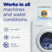 Tide Clean and Gentle Powder Laundry Detergent, Unscented, 77 oz, 68 Loads