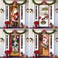 thumbnail image 5 of 1 funda para puerta de casa de jengibre de Papá Noel para Navidad, decoración para fiestas en el hogar, fondo colgante, decoración navideña de Año Nuevo, 5 of 5