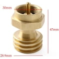 thumbnail image 2 of Volcano Grills Brass Propane Valve Adapter for 1 lb LP Tank – Portable Camping Grill & Stove Connector, Durable Brass Fitting, Compact Outdoor Cooking Accessory, 2 of 3