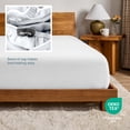 thumbnail image 6 of Bare Home Flannel Fitted Sheet - 100% Flannel Cotton - Double Brushed - Twin XL, White, 6 of 8