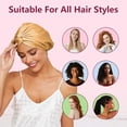 thumbnail image 6 of Adult Silk Satin Hair Bonnet for Nighttime Protection, Breathable Sleep Cap for Long Short Natural Hair, Unisex Design for Men and Women, 6 of 6