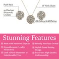 thumbnail image 2 of Cate & Chloe Nelly 18k Yellow Gold Plated Jewelry Set with Swarovski Crystals Gift for Women, 2 of 9