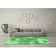 thumbnail image 3 of Ahgly Company Indoor Rectangle Abstract Emerald Green Modern Area Rugs, 7' x 9', 3 of 4