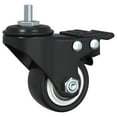 thumbnail image 4 of vidaXL Caster Wheels 4 pcs Black 1.4" Iron, 4 of 9