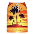 thumbnail image 5 of Mceream Mens Swim Trunks with Compression Liner 2 in 1 Board Shorts with Pockets Drawsting Funny Quick Dry Beachwear Sports Running Swim Board Hawaiian Shorts Mesh Lining Multicolor XXL, 5 of 7