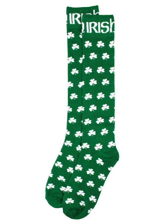 Irish Green Shamrock Sock - Kay Home - Unisex - One Size -