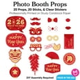 thumbnail image 5 of Big Dot of Happiness Lunar New Year - 2026 Year of the Horse Photo Booth Props Kit - 20 Count, 5 of 6