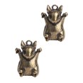 thumbnail image 3 of 2Set Golden Brass Decorative Ornament For Diy Projects And Handbag, 3 of 9