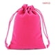 thumbnail image 5 of Monstrate 100 piezas de bolsas de terciopelo para joyería, almacenamiento de maquillaje con cordón, organizador pequeño, bolsa de regalo para Almacenamiento y organización del hogar Rosa roja, 5 of 6