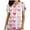 White#02, variant on Womens Scrub Tops Short Sleeve V-Neck Heart Print Working Uniform Valentines Day Scrub Shirts with Pockets