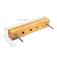 thumbnail image 2 of WORGEOUS Solid Wood Perforated Punch Splint Laboratory Instruments Teaching Instrument, 2 of 8