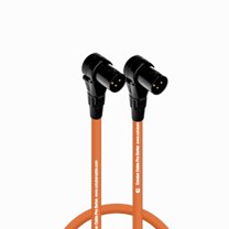 Coluber Cable - Right Angle XLR Male to Right Angle XLR Male Pro Audio Cable