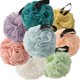 thumbnail image 1 of wonima11 Rainbow Family 8 Pack Loofahs - Blue, Pink, Purple, Orange, Light Green, Yellow, Peacock Green & Beige, 1 of 1