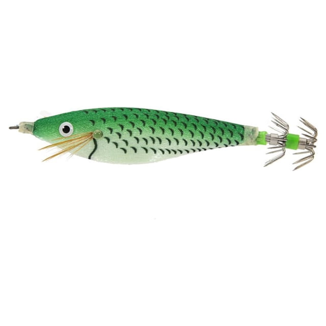 maskred Appât Ventre Rond Lumineux 8cm Léger Simulation Leurres de Pêche Crevettes Bonne Résistance Fournitures de Pêche Vert d'Eau Douce 1Ensemble