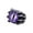 Purple, variant on Heliisoer Stainless Steel Devil Skull Personality Design Retro Eye Men Women