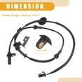 thumbnail image 3 of Sensor ABS Único Bargains No. 599103X350 Sensor de Velocidad de Rueda ABS Trasera Izquierda para Hyundai Elantra 11-15 ABS Negro, 3 of 7