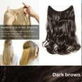 thumbnail image 2 of Extensions de Cheveux en Fil Invisibles de 20” Miracle Secret, Postiches à Ligne de Poisson, Cheveux Lisses Soyeux Synthétiques, 2 of 4
