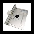 thumbnail image 4 of Tablette de Défonceuse Électrique pour Bois, Flip Board pour Menuiserie, Établi Argenté, 1 x Règle de Poussée 1 x Support, Argenté, 4 of 6